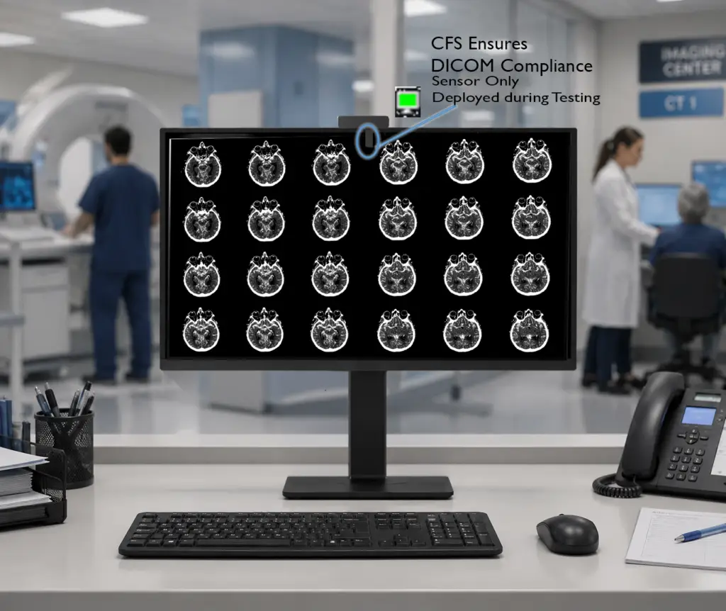 CL8MPS at Clinical Review Station with Sensor Deployed
