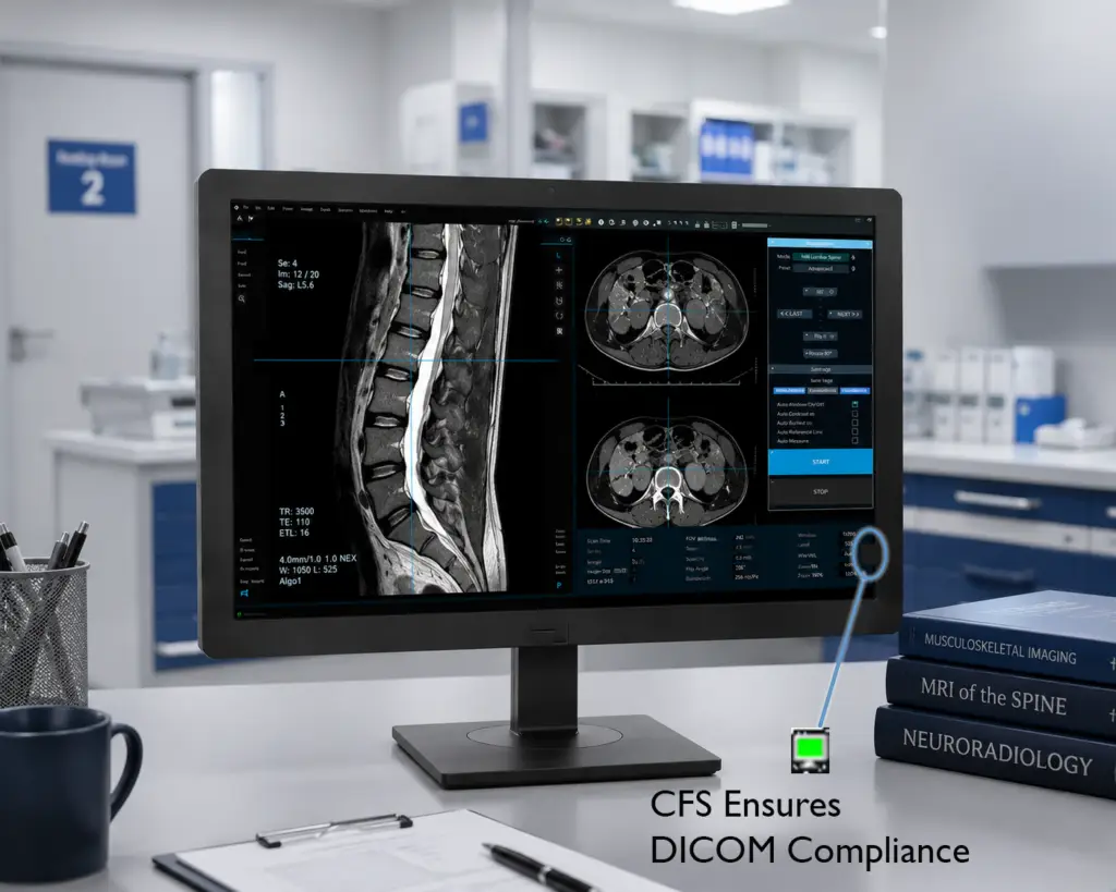DBLG24C+ with Front Sensor and CFS on Brightly Lit Review station