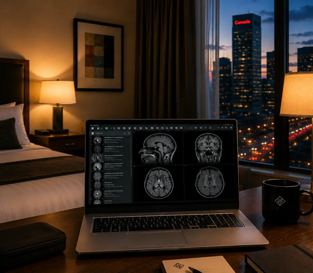 DICOM Laptop for Mobile Reading