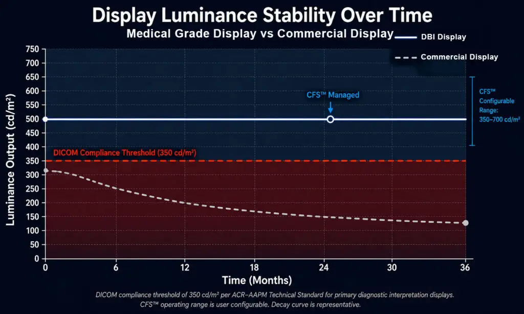 Display Luminance over Time