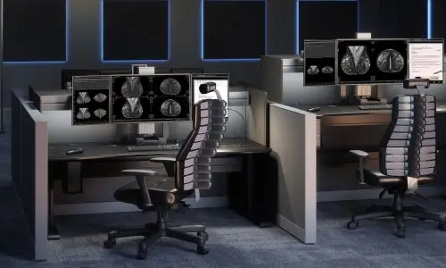DBI Phoenix II Workstations Side By Side