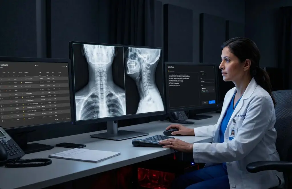 Radiologist Reading at 8MP+