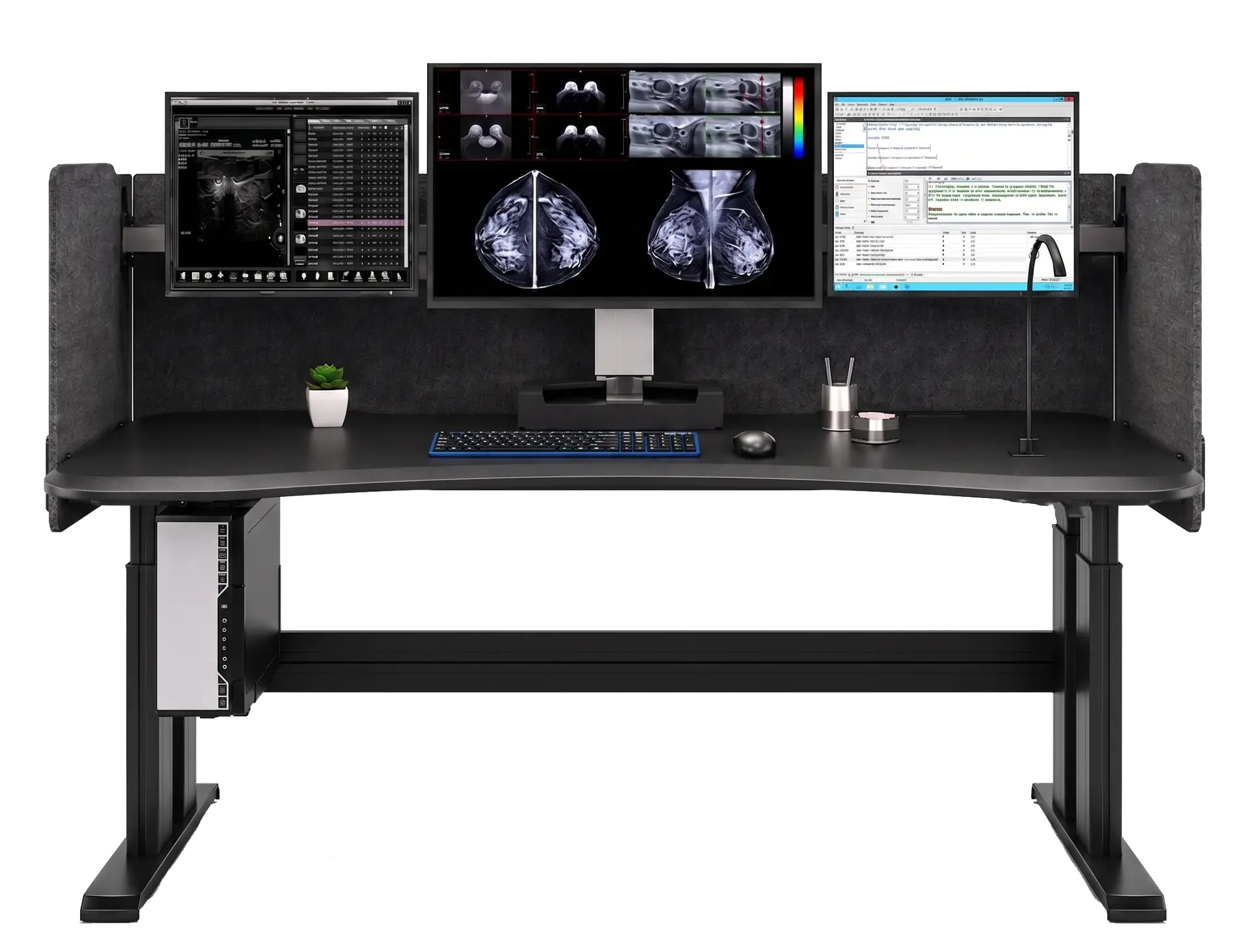 Purpose built for Radiology Ergonomic workstation